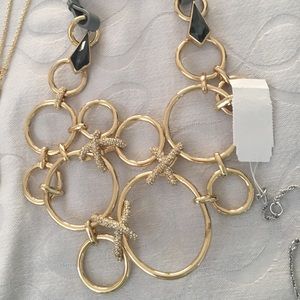 Alexis Bittar Gold Bib Necklace